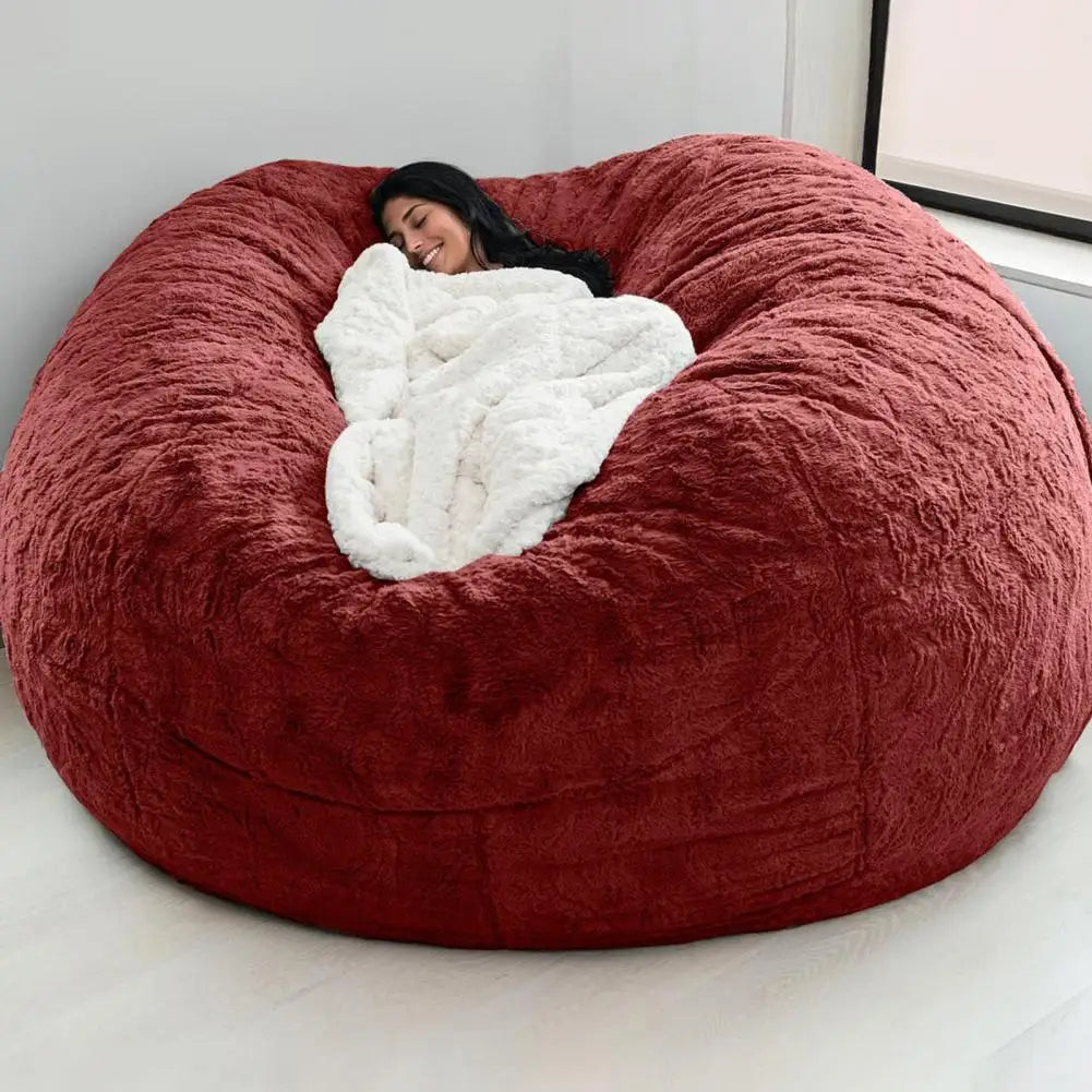 Giant Fluffy Fur Bean Bag – The Ultimate Cozy Seating Solution