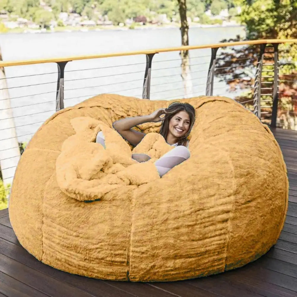 Giant Fluffy Fur Bean Bag – The Ultimate Cozy Seating Solution