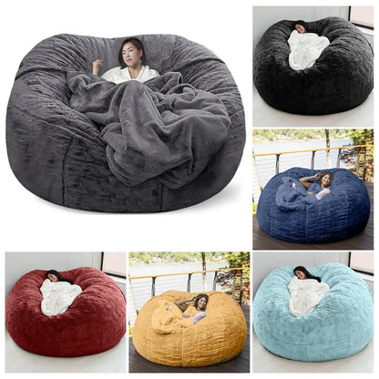 Giant Fluffy Fur Bean Bag – The Ultimate Cozy Seating Solution